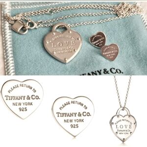 🔻Tiffany & Co Return to Tiffany Sterling Silver Love Pendant